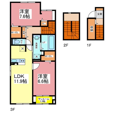 琴福の物件間取画像